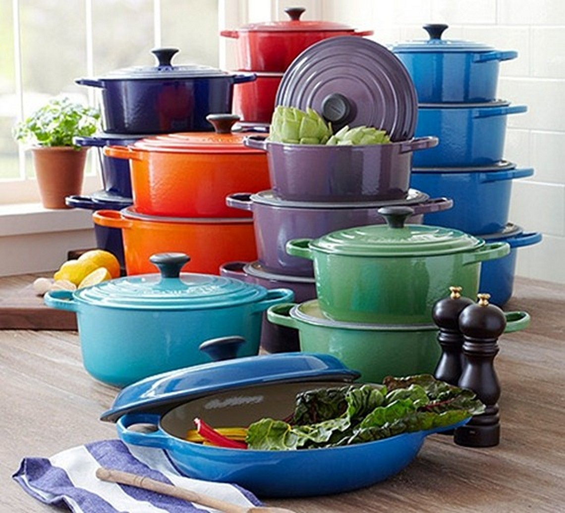 Le Creuset Кастрюля / жаровня с крышкой 26 см, желтый | https://grandposuda.com.ua