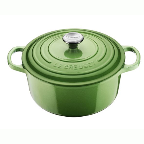 Le Creuset Кастрюля / жаровня с крышкой 26 см, розмарин | https://grandposuda.com.ua