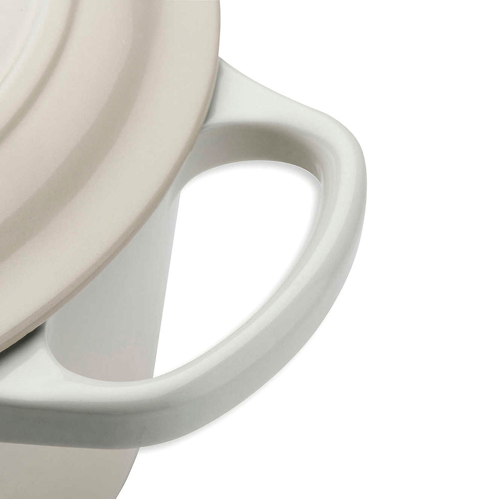Le Creuset Кастрюля - жаровня 26 см Meringue | https://grandposuda.com.ua