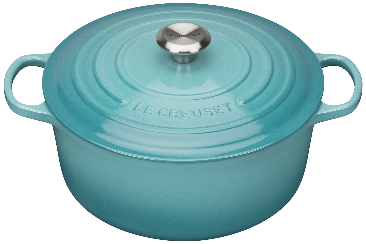 Le Creuset Каструля / жаровня 28 см, бірюзовий | https://grandposuda.com.ua