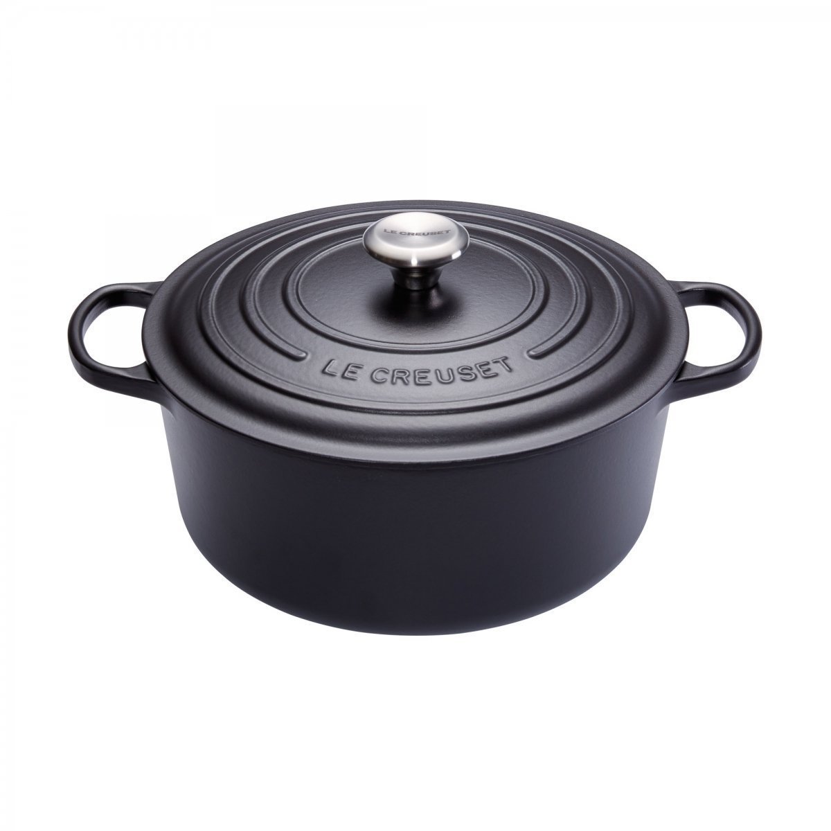 Le Creuset Каструля / жаровня 30 см, чорний | https://grandposuda.com.ua
