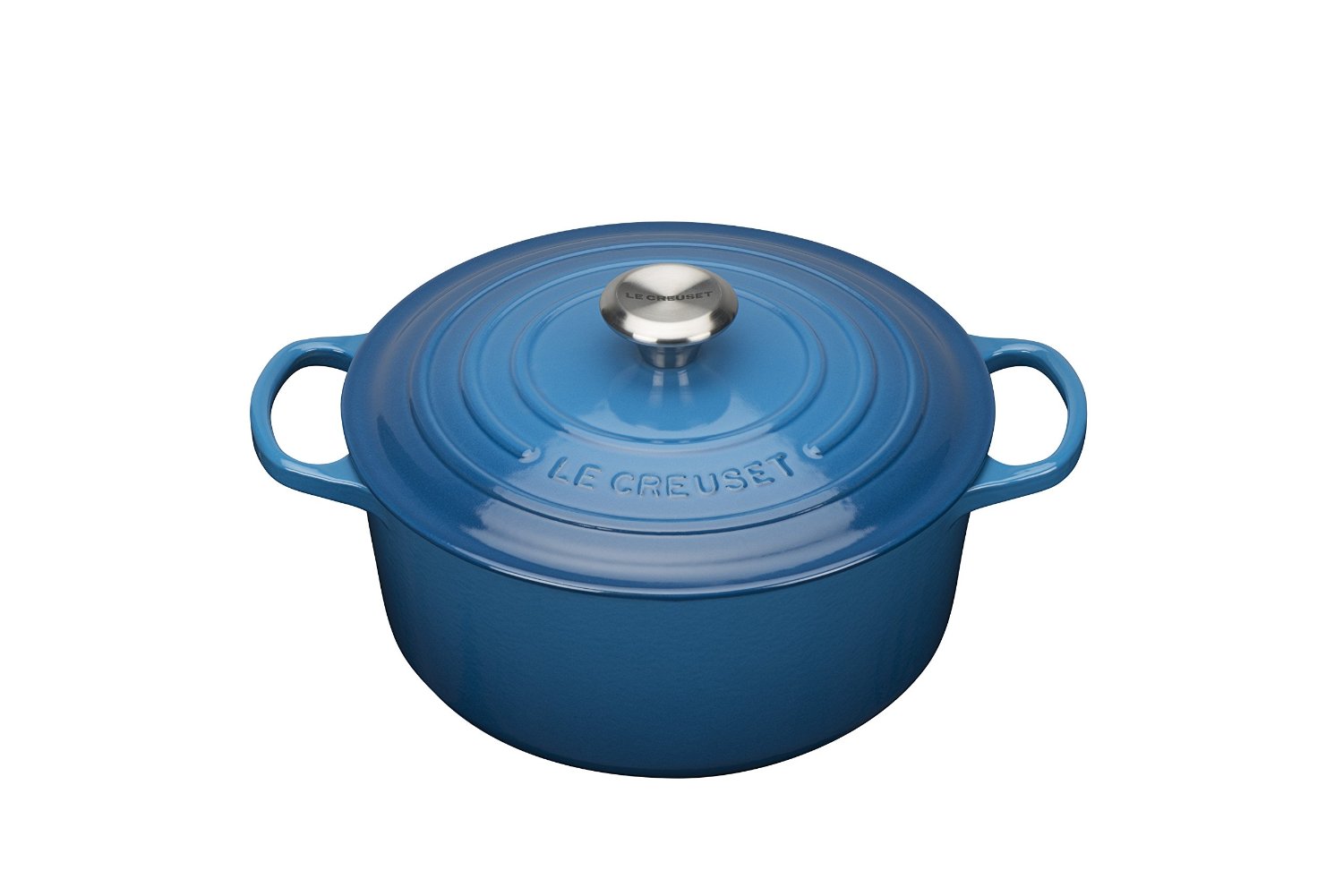 Le Creuset Каструля / жаровня 30 см, синій марсель | https://grandposuda.com.ua