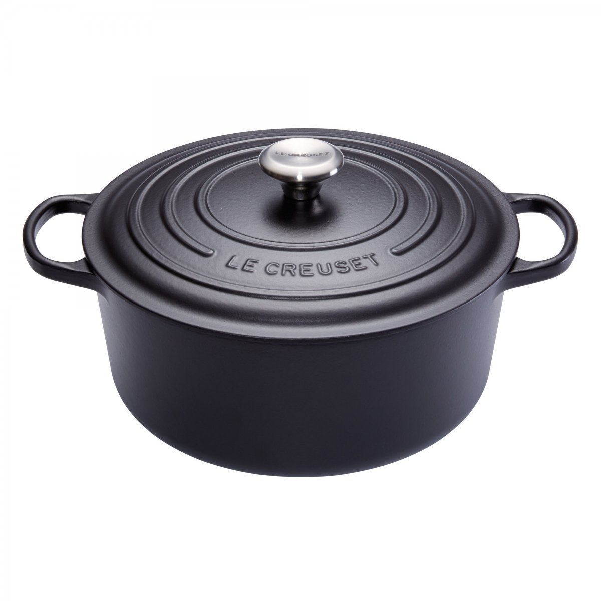 Le Creuset Каструля / жаровня 34 см, чорний | https://grandposuda.com.ua