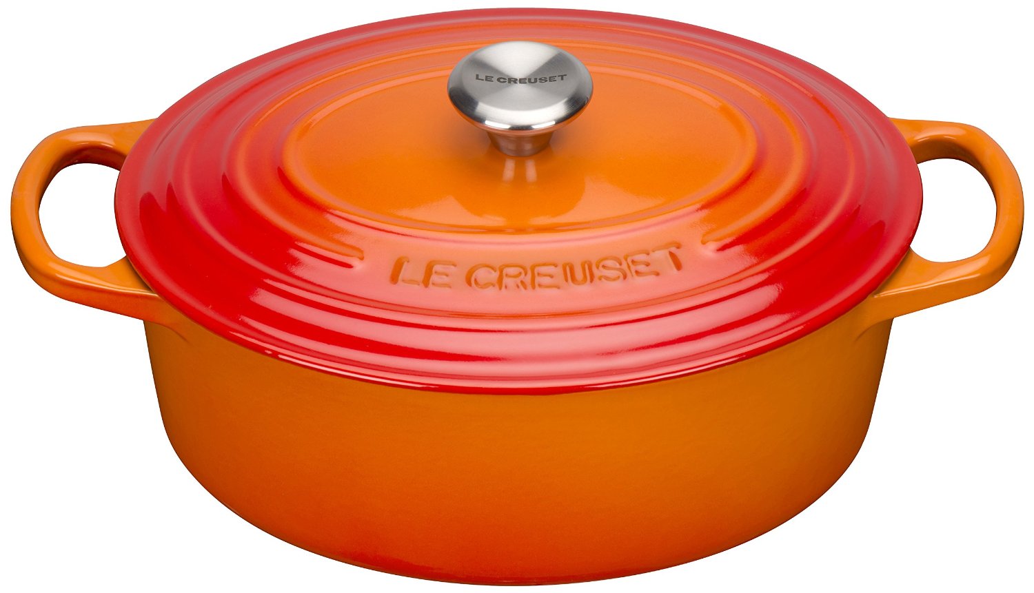 Le Creuset Гусятниця / жаровня 25 см, оранжевый | https://grandposuda.com.ua