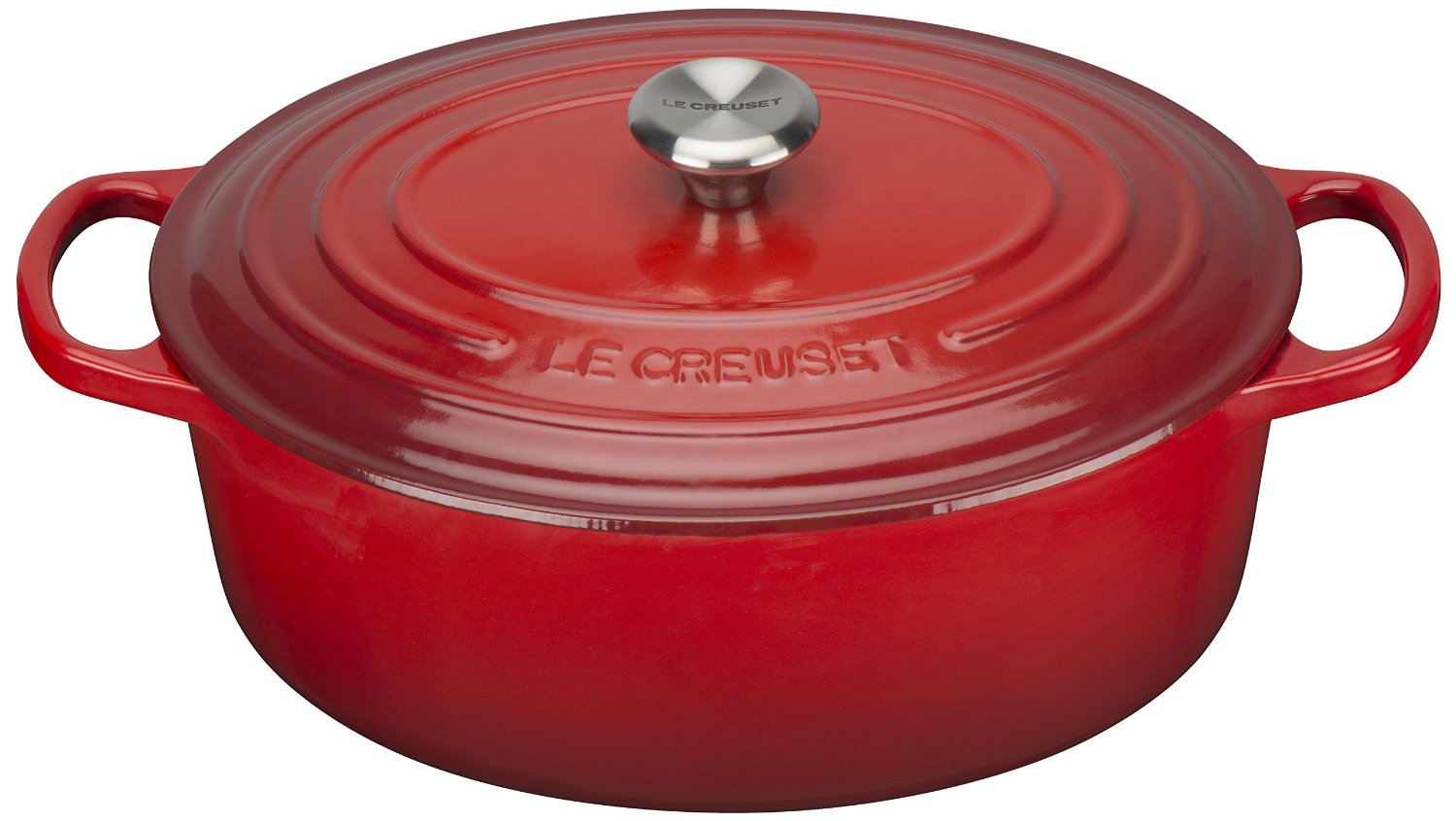 Le Creuset Гусятниця / жаровня 27 см, вишневий | https://grandposuda.com.ua