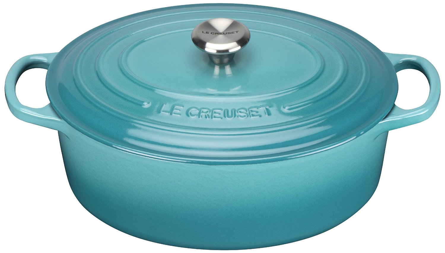 Le Creuset Гусятниця / жаровня 27 см, бирюзовый | https://grandposuda.com.ua