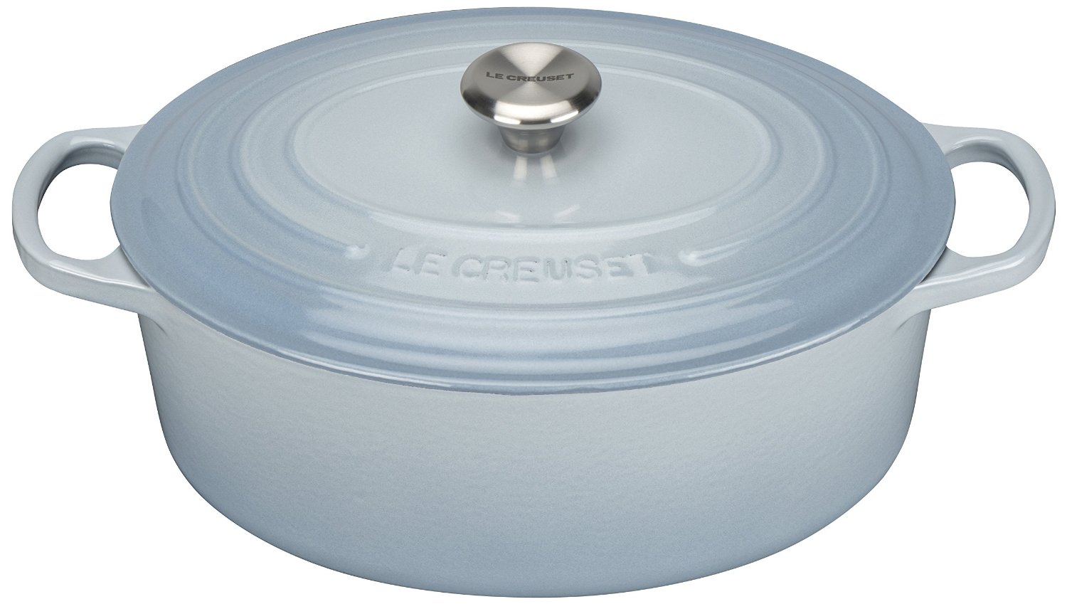 Le Creuset Гусятниця / жаровня 27 см, голубой | https://grandposuda.com.ua