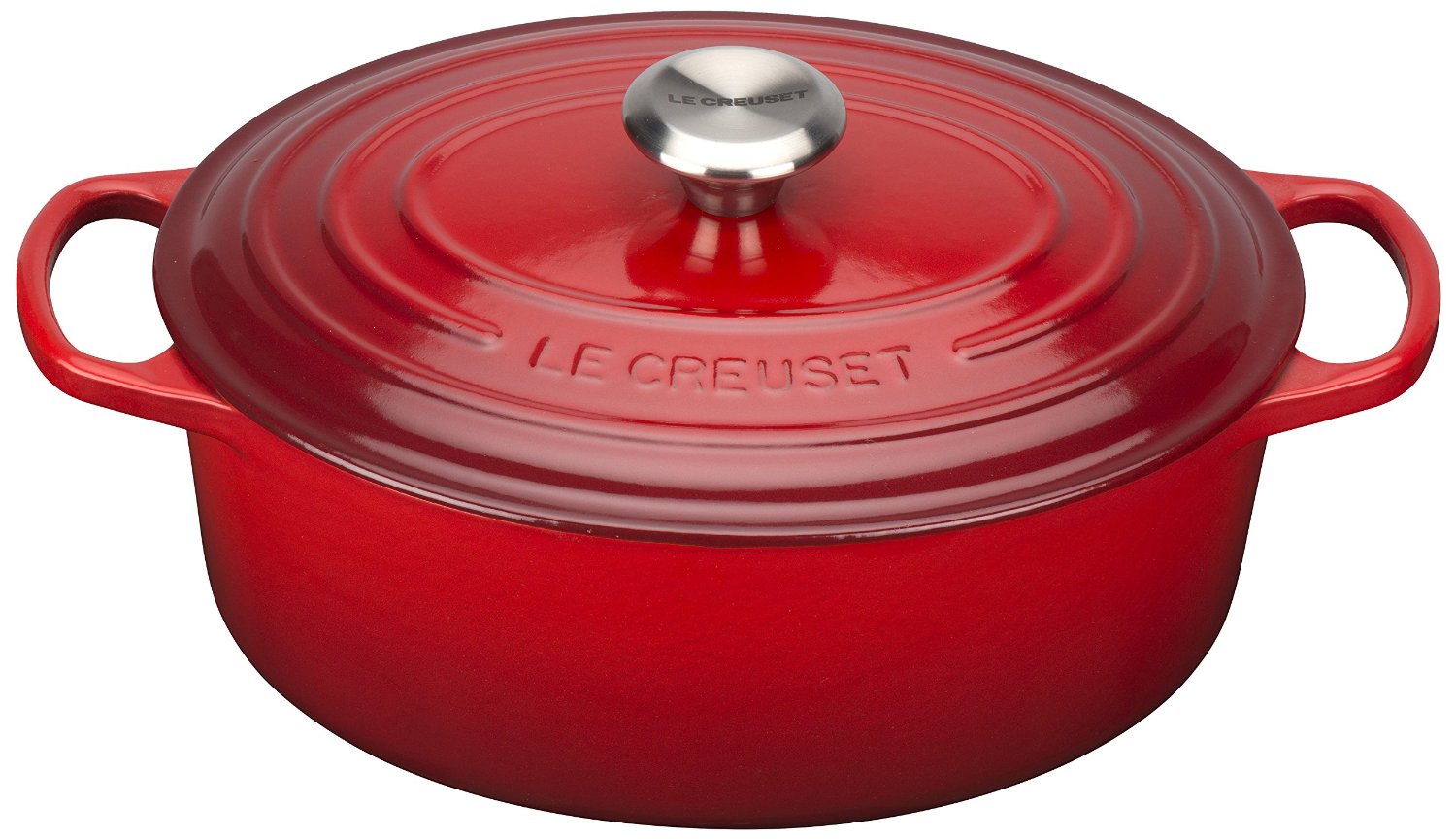 Le Creuset Гусятниця / жаровня 29 см, вишневый | https://grandposuda.com.ua