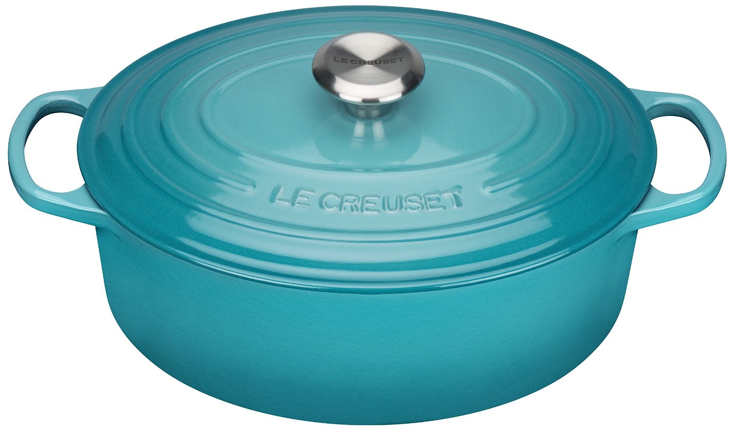 Le Creuset Гусятниця / жаровня 29 см, бирюзовый | https://grandposuda.com.ua
