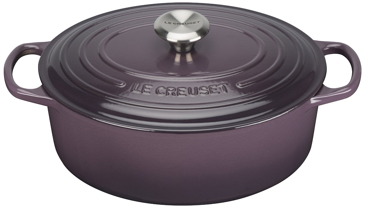 Le Creuset Гусятниця / жаровня 29 см, фиолетовый | https://grandposuda.com.ua