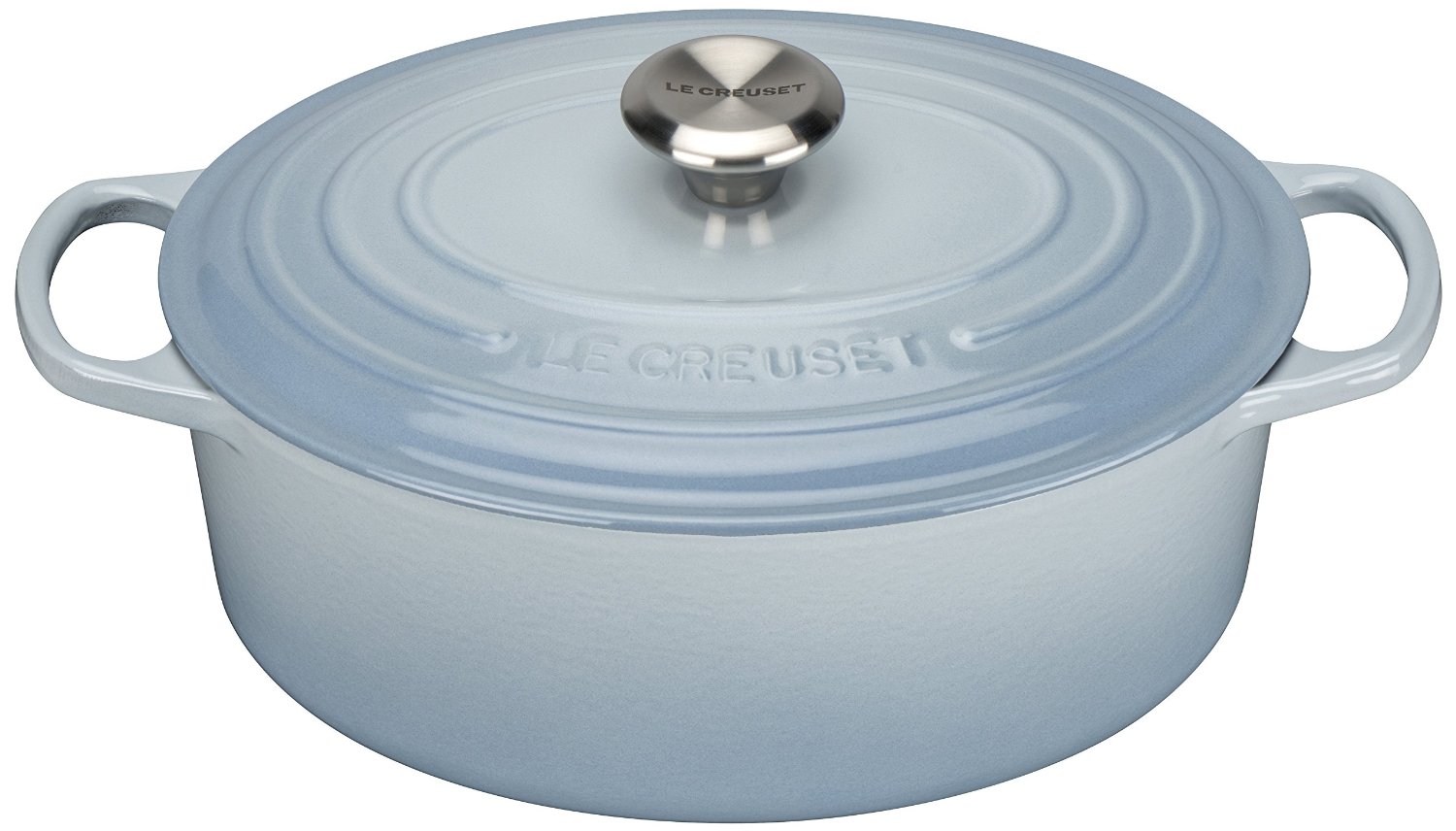 Le Creuset Гусятниця / жаровня 29 см, голубой | https://grandposuda.com.ua