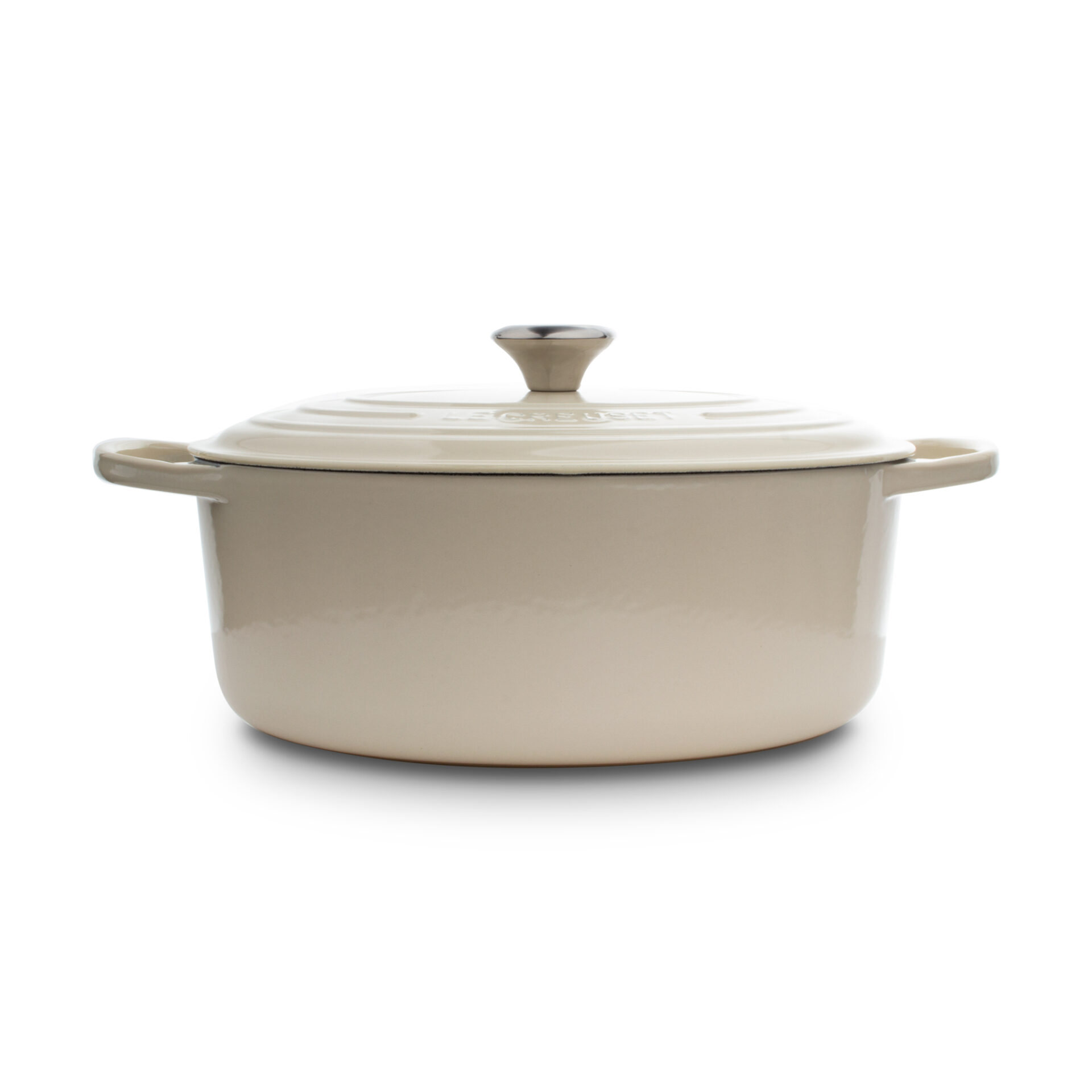 Le Creuset Гусятниця / жаровня овальна 29 см Creme | https://grandposuda.com.ua