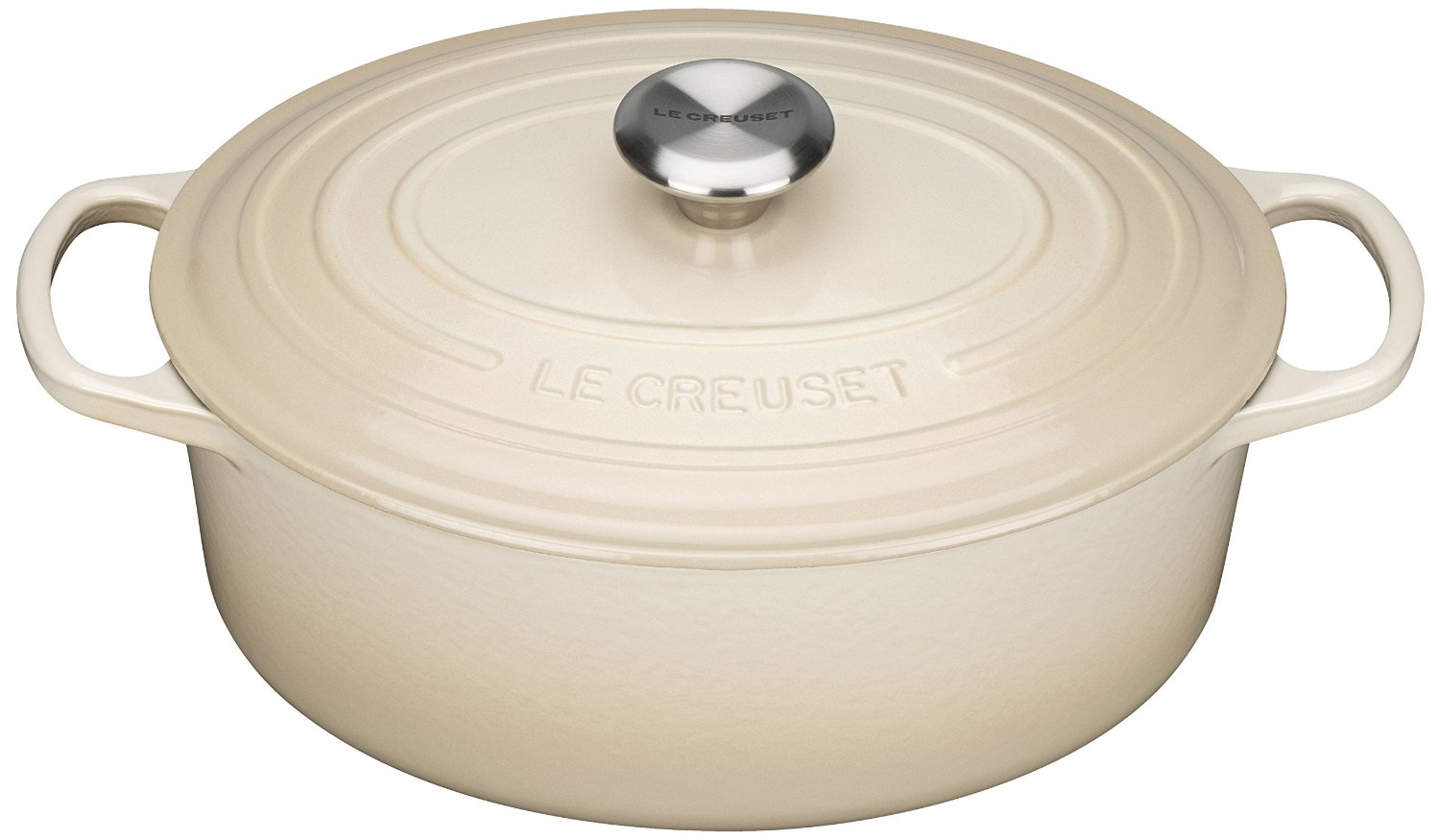 Le Creuset Гусятниця / жаровня 29 см, бежевый | https://grandposuda.com.ua