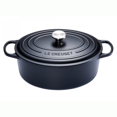 Le Creuset Гусятниця / жаровня 31 см, черный | https://grandposuda.com.ua