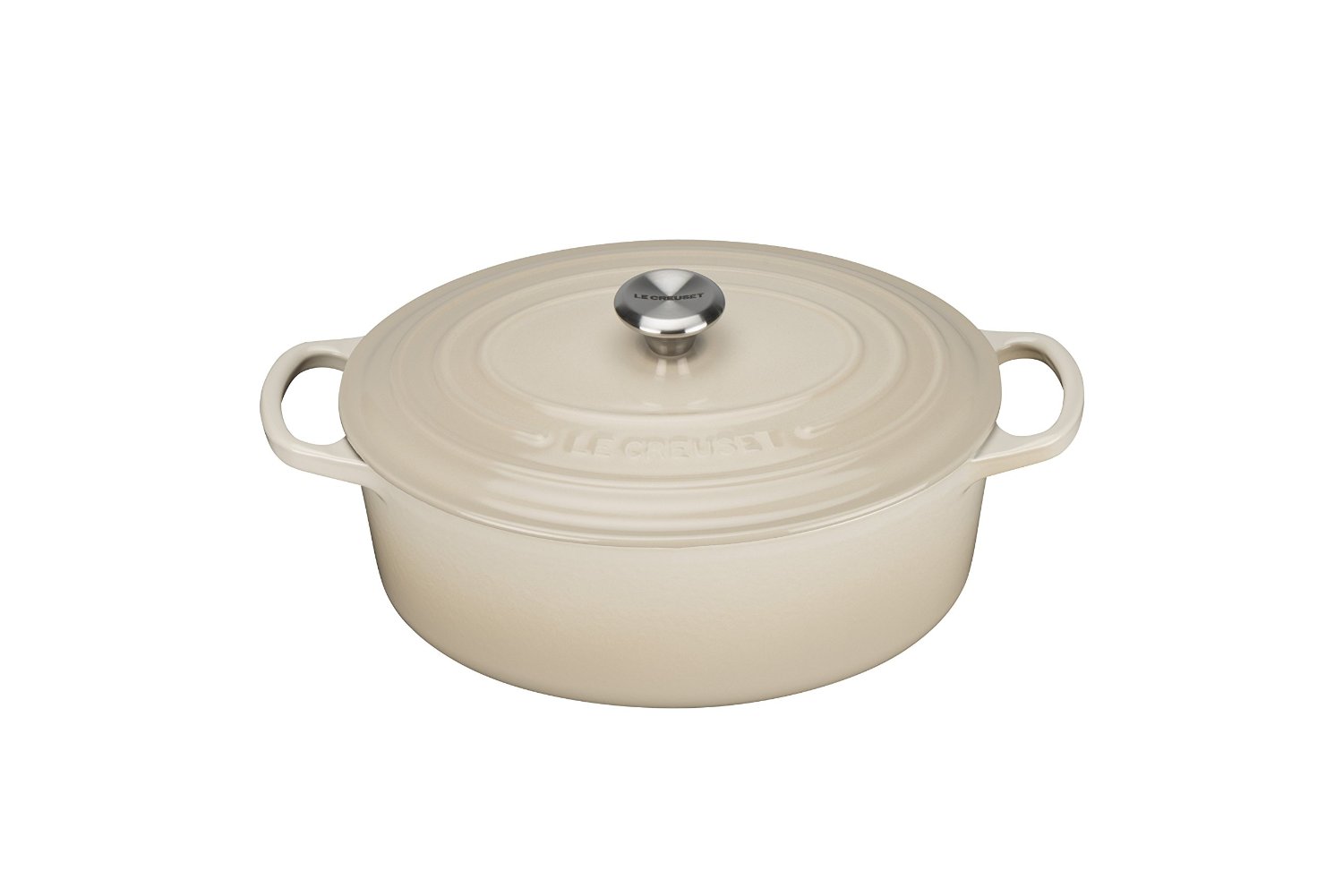 Le Creuset Гусятниця / жаровня 31 см, бежевый | https://grandposuda.com.ua