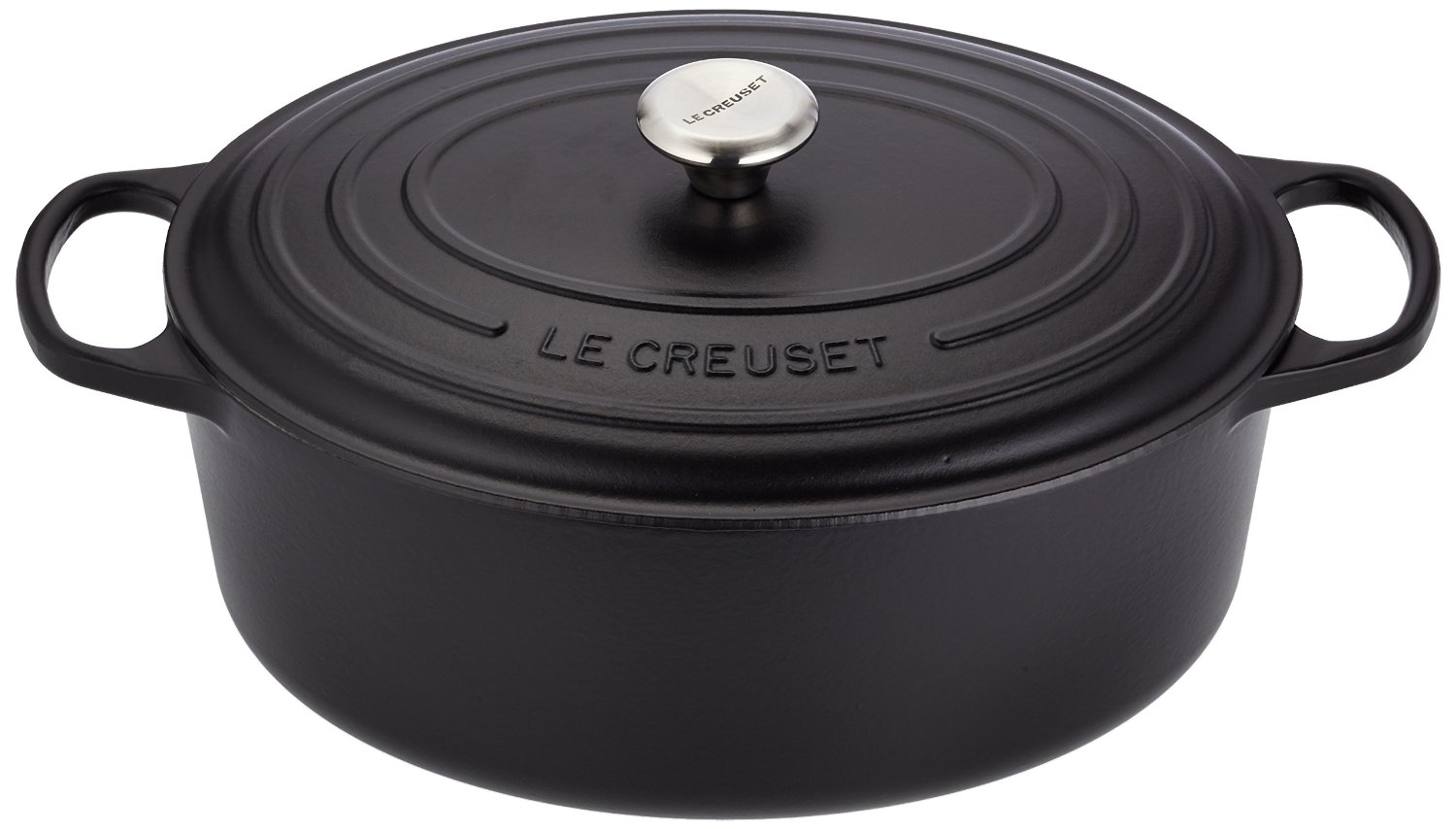 Le Creuset Гусятниця / жаровня 35 см, черный | https://grandposuda.com.ua