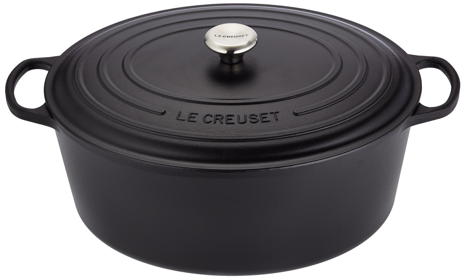 Le Creuset Гусятниця / жаровня 40 см, черный | https://grandposuda.com.ua
