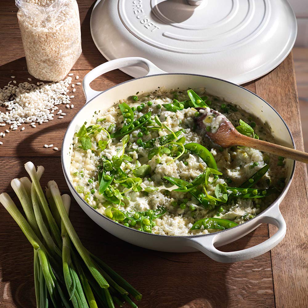 Le Creuset Жаровня для ризотто круглая 30 см красная | https://grandposuda.com.ua