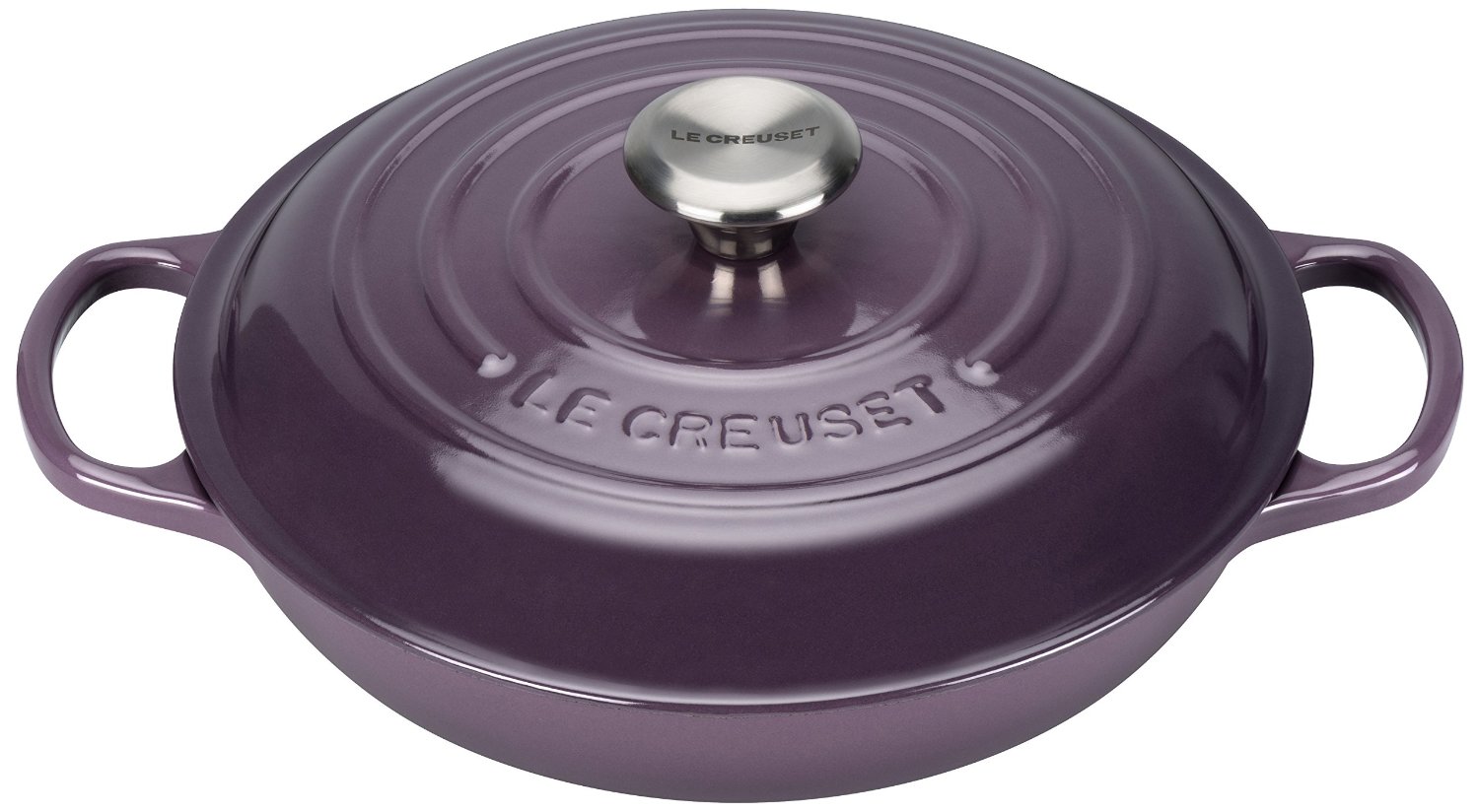 Le Creuset Сковорода-жаровня 26, фиолетовый | https://grandposuda.com.ua