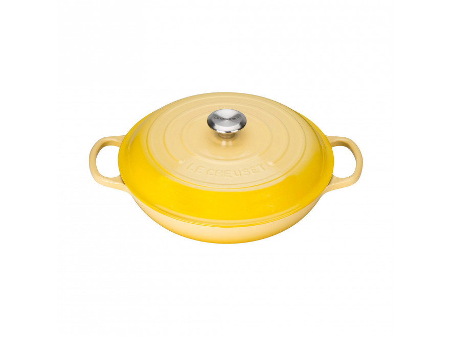 Le Creuset Сковорода-жаровня чугунная 30 см, Citrus | https://grandposuda.com.ua