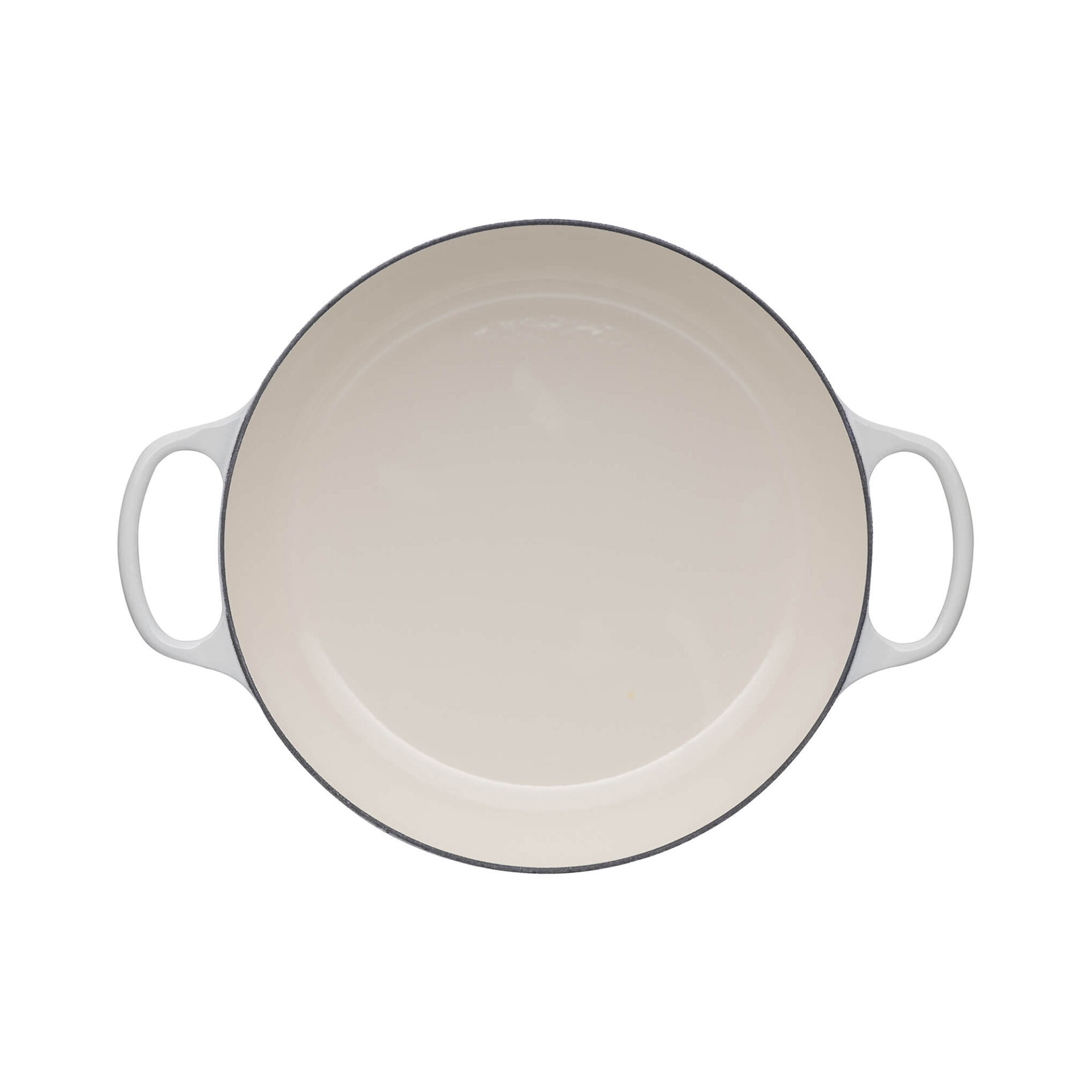 Le Creuset Жаровня 30 см Meringue | https://grandposuda.com.ua