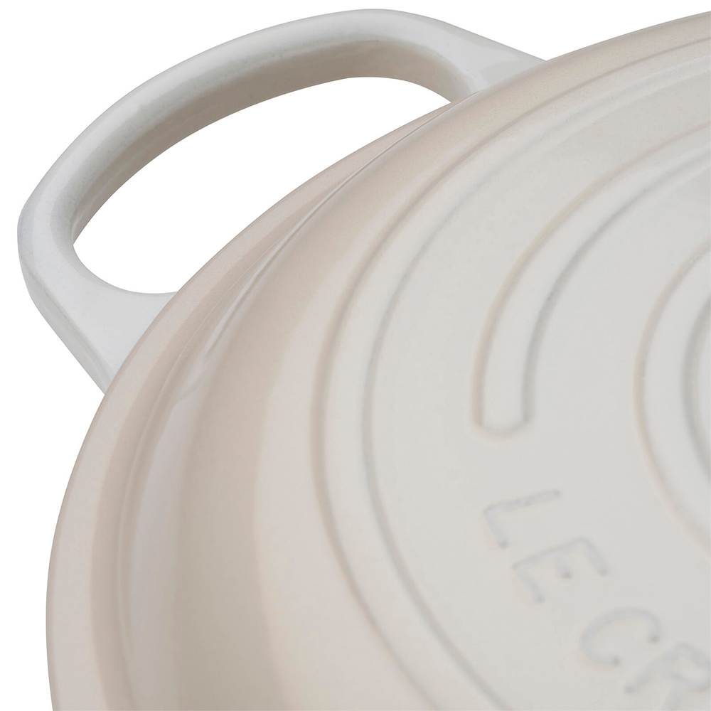 Le Creuset Жаровня 30 см Meringue | https://grandposuda.com.ua