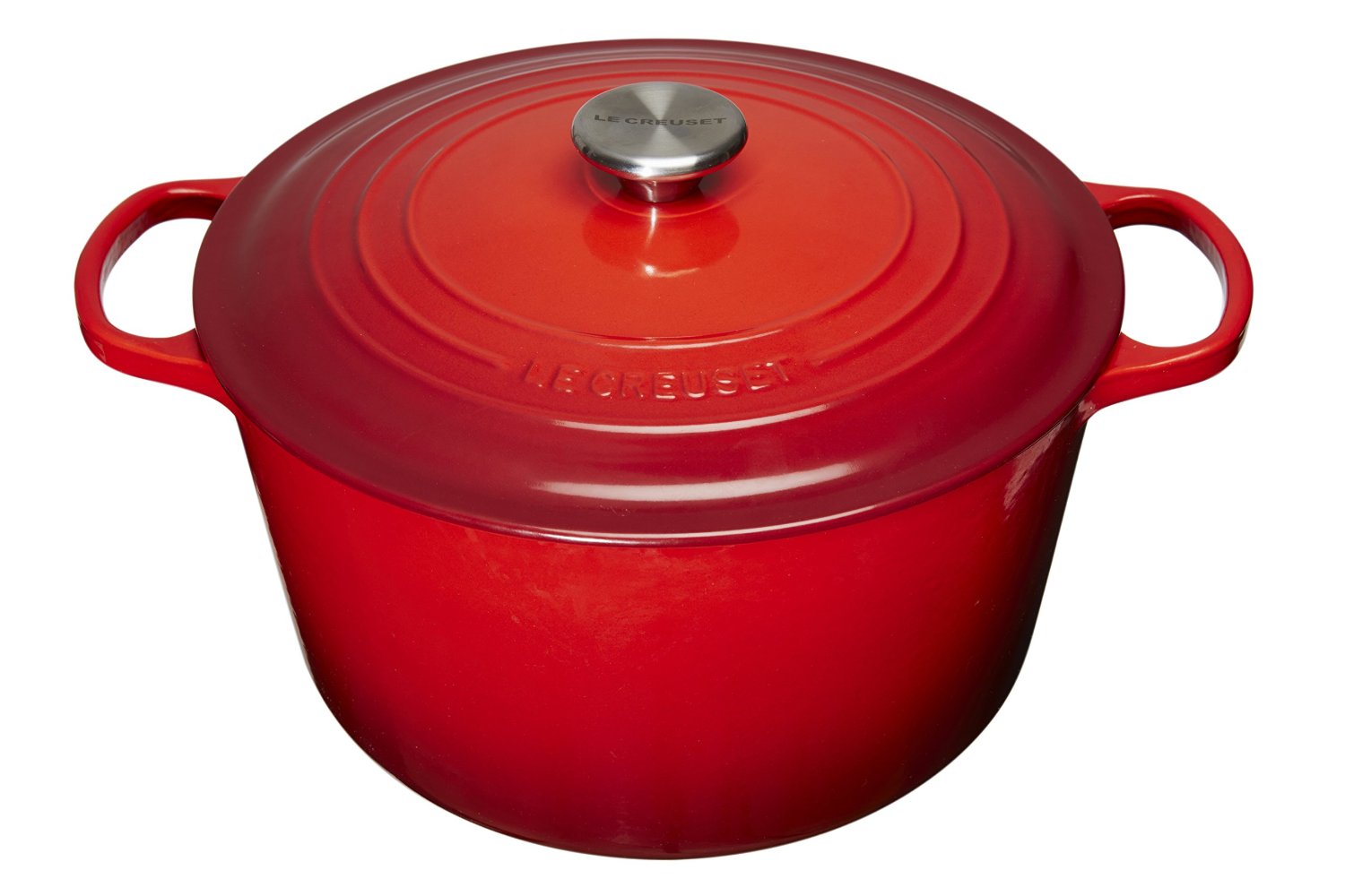 Le Creuset Кастрюля / жаровня 28 см, красный | https://grandposuda.com.ua