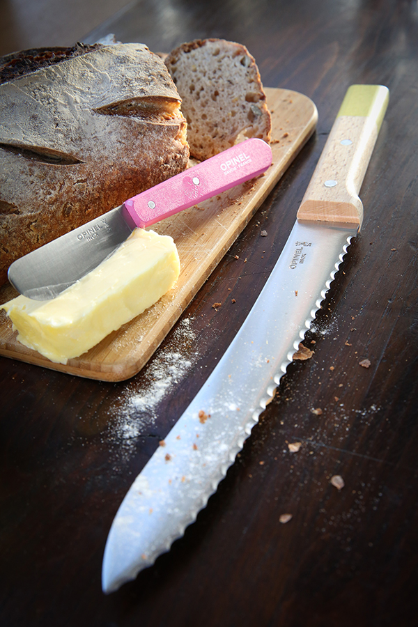 Opinel Нож кухонный 21 см металлик/желтый Parallele | https://grandposuda.com.ua