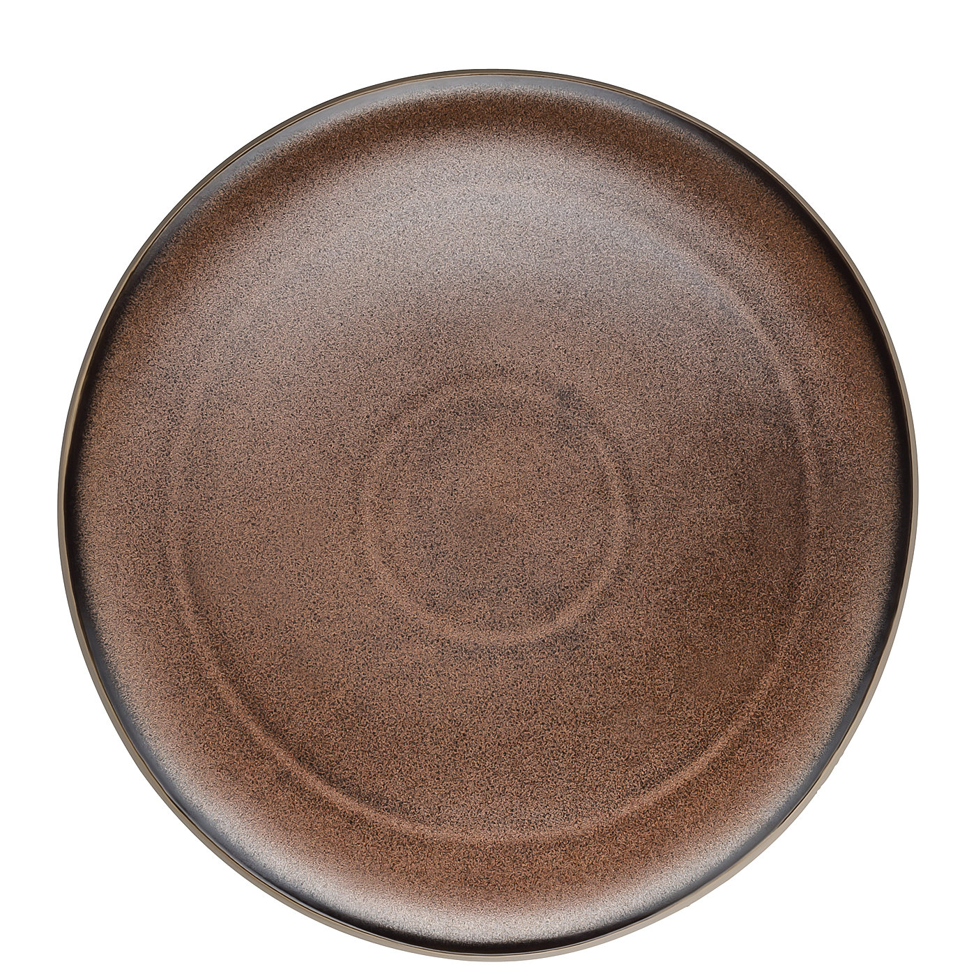 Rosenthal Тарелка 30 см плоская Junto Shiny Bronze | https://grandposuda.com.ua