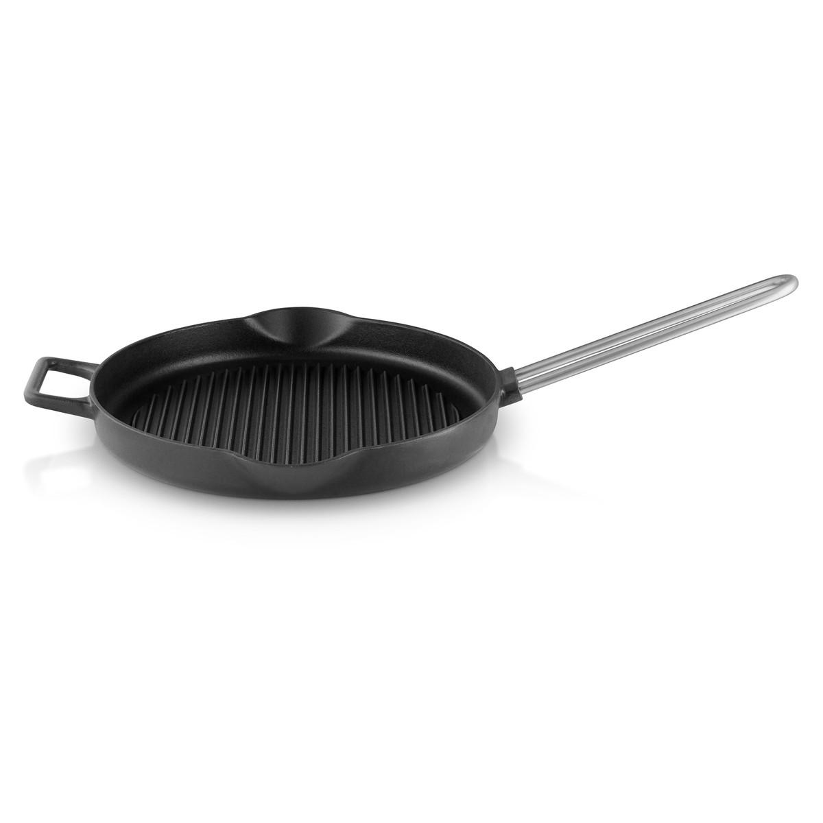 Eva Solo Сковорода гриль Ø 28 см чорна Grillpfanne | https://grandposuda.com.ua