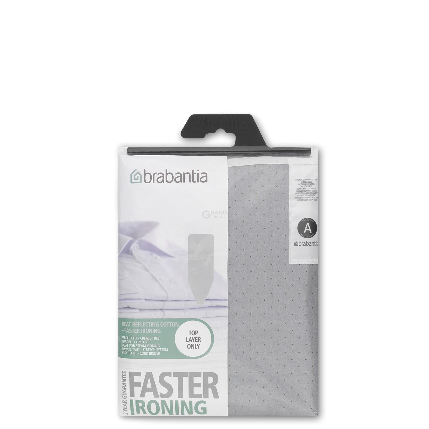 Brabantia Чохол з шаром з поролону 2 мм, 110 x 30 см (A) Silver | https://grandposuda.com.ua