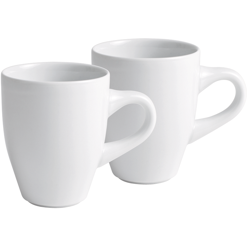 Kahla Кружка для кофе 0,32 л набор 2 предмета Café Sommelier White | https://grandposuda.com.ua