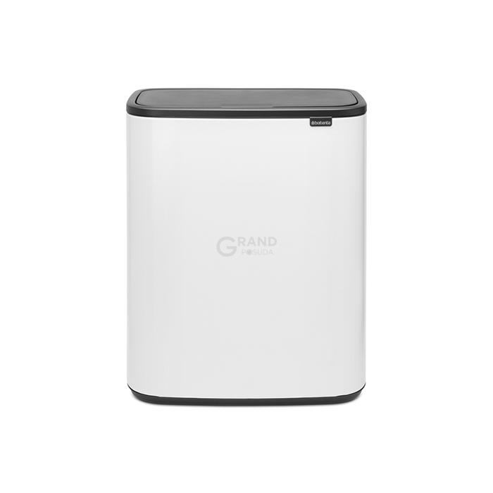 Brabantia Сміттєвий бак 2х30 л білий Bo Touch Bin | https://grandposuda.com.ua