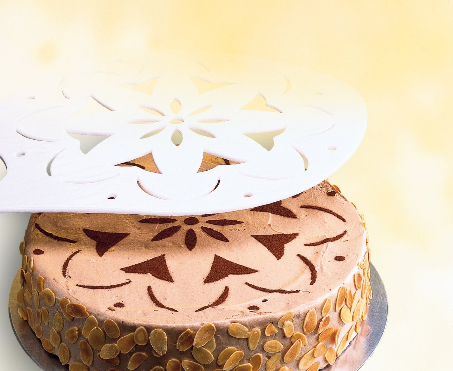 Kaiser Декоративна підставка-трафарет для торта Ø 37 см Pâtisserie | https://grandposuda.com.ua