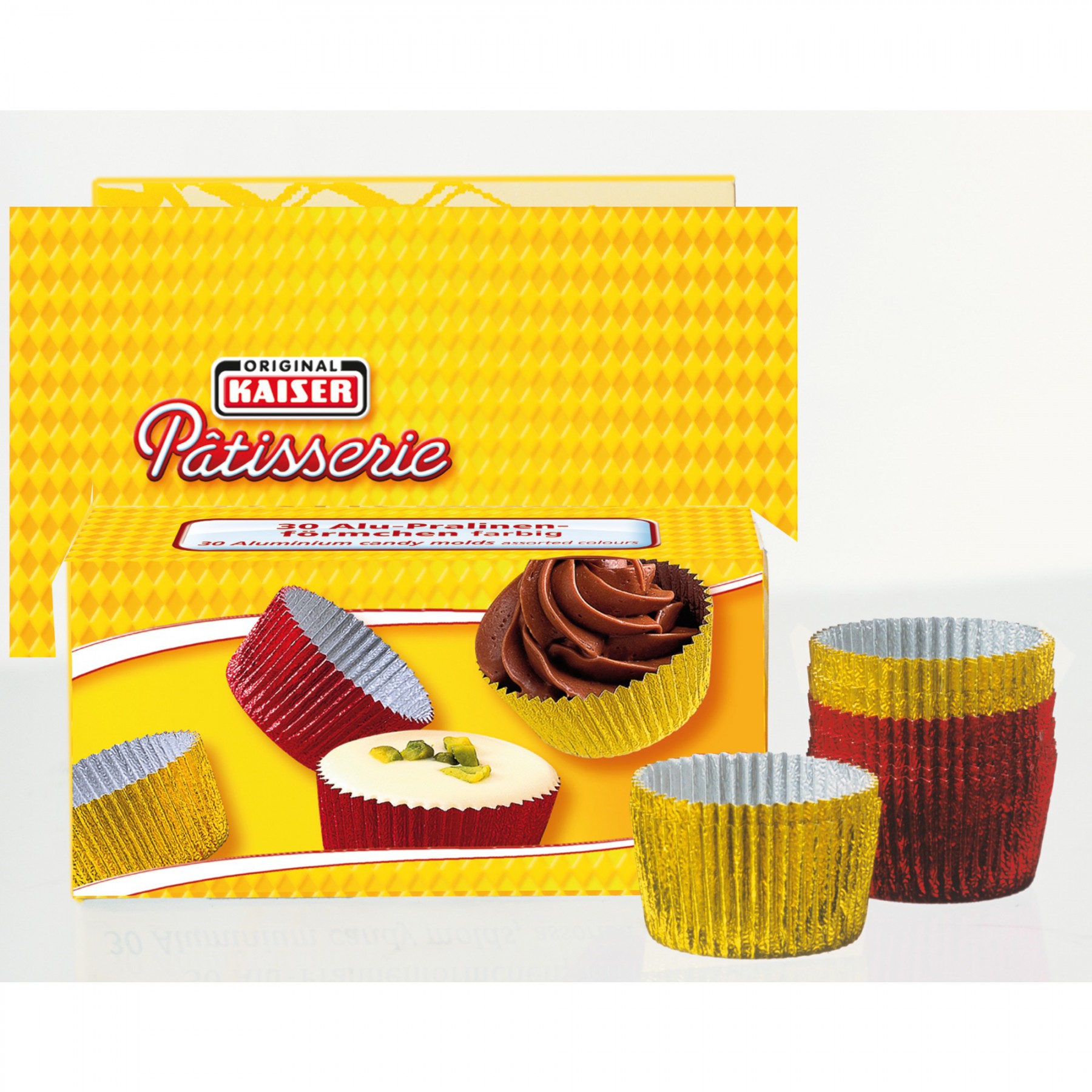 Kaiser Набір алюмінієвих формочок для цукерок, 30 шт, 2,5 см Pâtisserie | https://grandposuda.com.ua