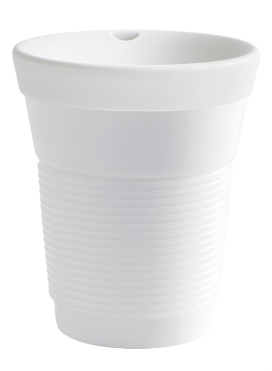 Kahla Чашка 0,35 л, с крышкой белая Сupit To Go Mugs Magic Grip | https://grandposuda.com.ua
