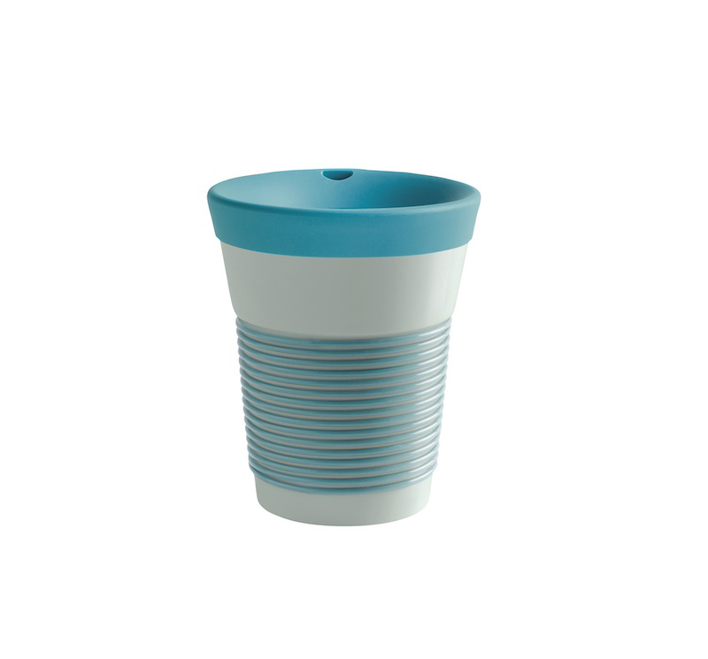 Kahla Чашка 0,35 л, с крышкой зеленая лагуна Сupit To Go Mugs Magic Grip | https://grandposuda.com.ua