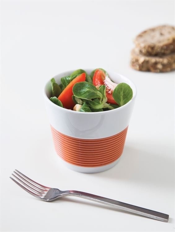 Kahla Чашка 0,35 л, с крышкой коралловый закат Сupit To Go Mugs Magic Grip | https://grandposuda.com.ua