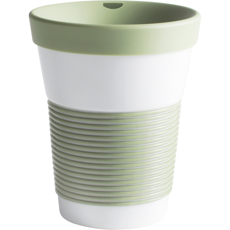 Kahla Чашка 0,35 л, с крышкой оливковая Сupit To Go Mugs Magic Grip | https://grandposuda.com.ua