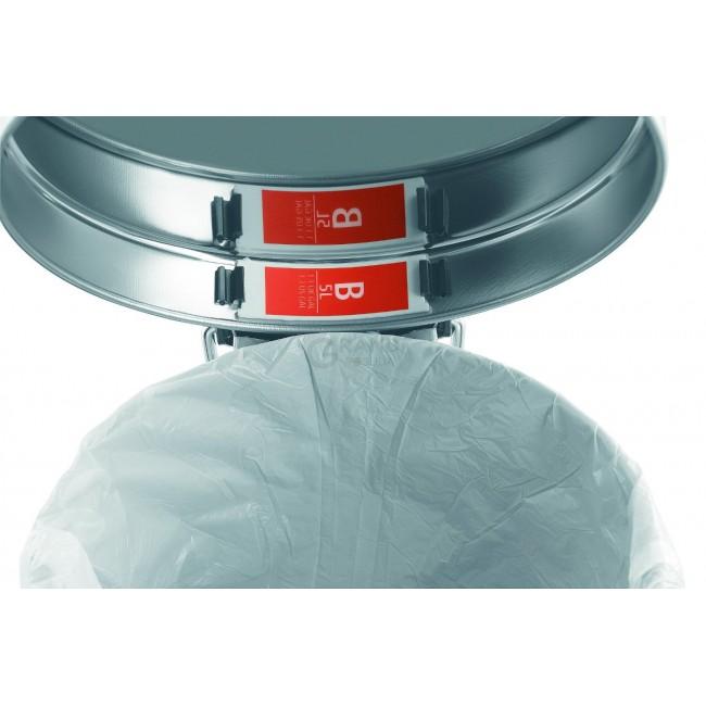 Brabantia Сміттєвий бак з педаллю 5 л класичний сірий металік Pedal Bin | https://grandposuda.com.ua