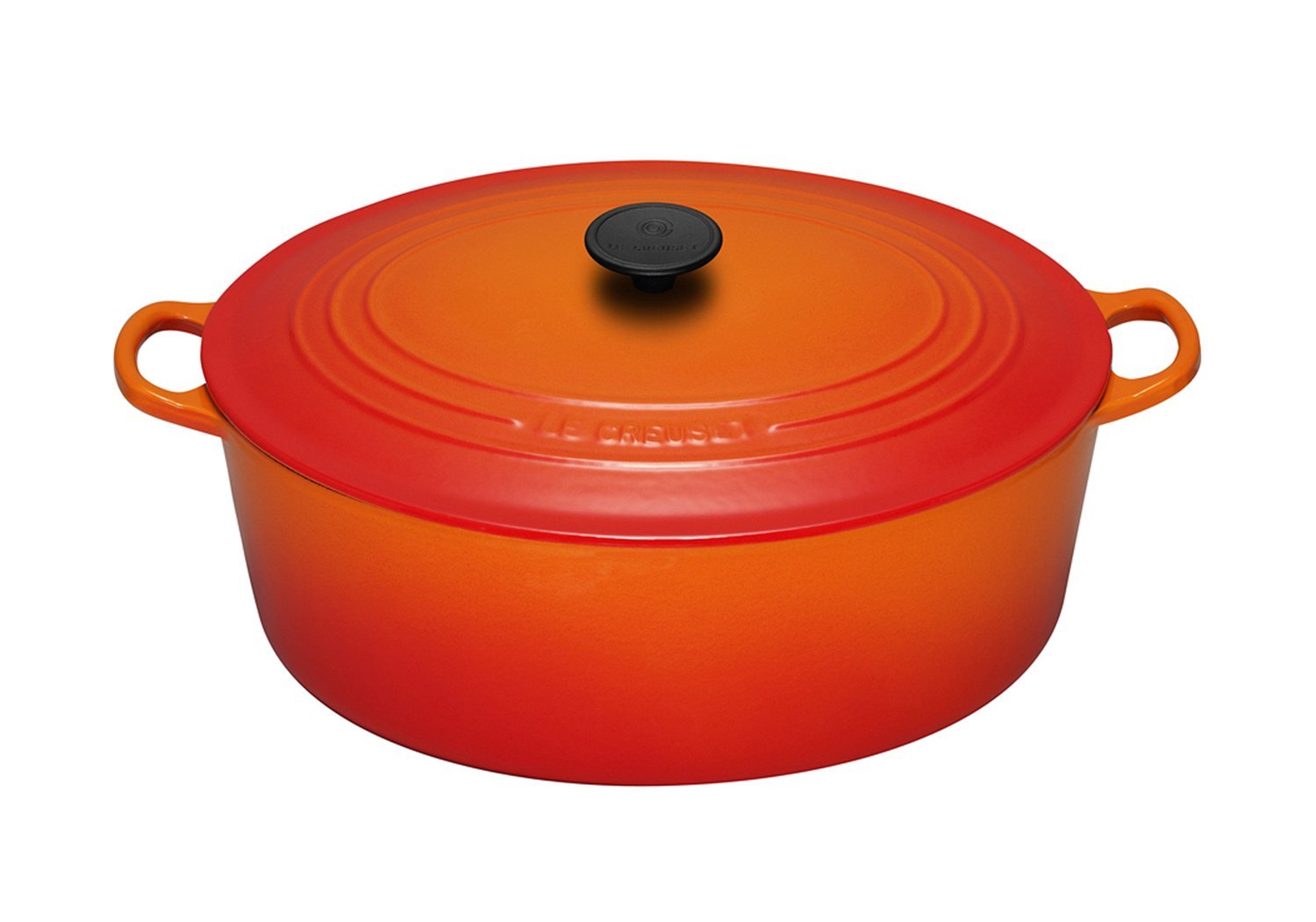 Le Creuset Гусятниця / жаровня 23 см, оранжевый | https://grandposuda.com.ua