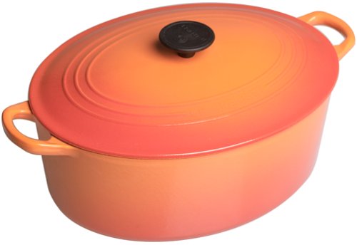 Le Creuset Гусятниця / жаровня 25 см, оранжевый | https://grandposuda.com.ua
