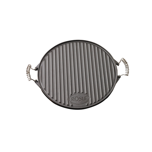 Rosle Сковорода гриль с двумя ручками, чугун 40 см Grill | https://grandposuda.com.ua