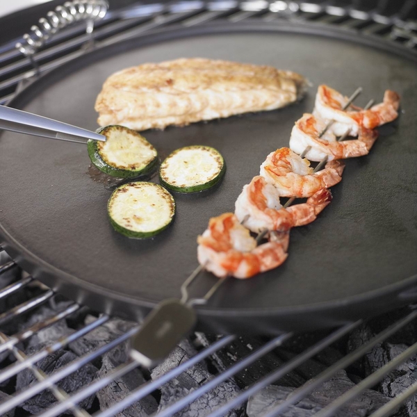 Rosle Сковорода гриль с двумя ручками, чугун 40 см Grill | https://grandposuda.com.ua