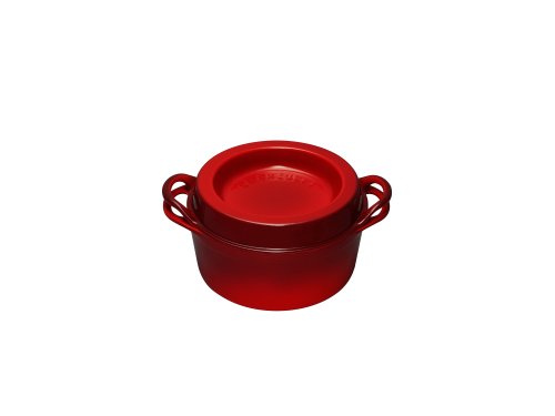 Le Creuset Каструля / жаровня 24 см, бордовий | https://grandposuda.com.ua