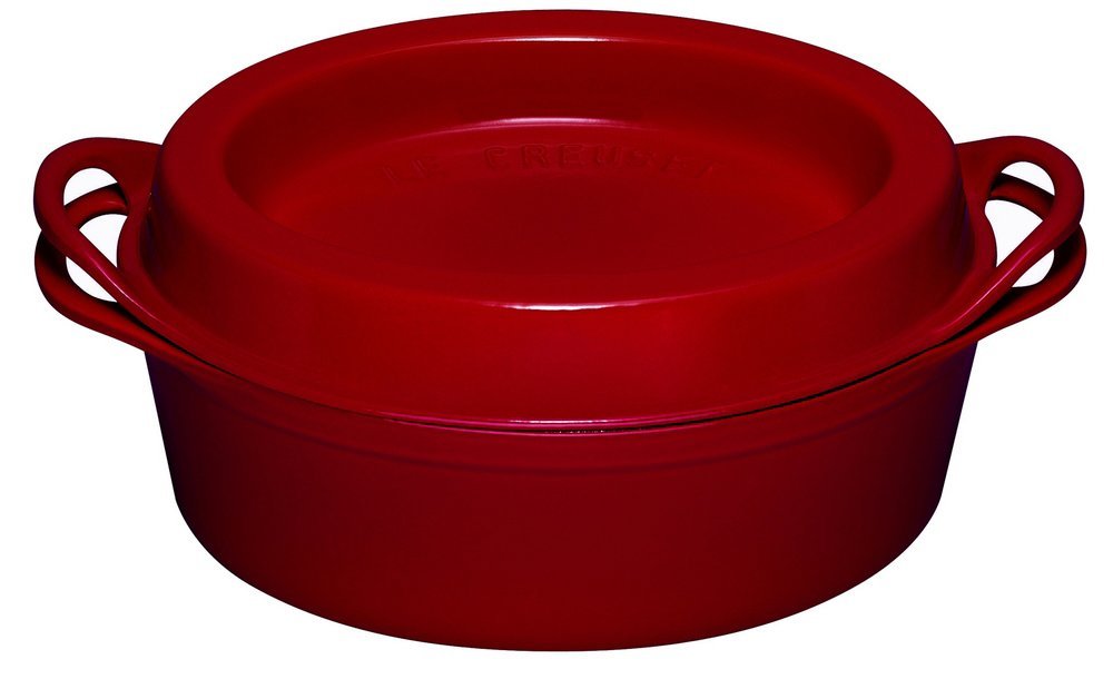 Le Creuset Кастрюля для запекания, вишневый | https://grandposuda.com.ua