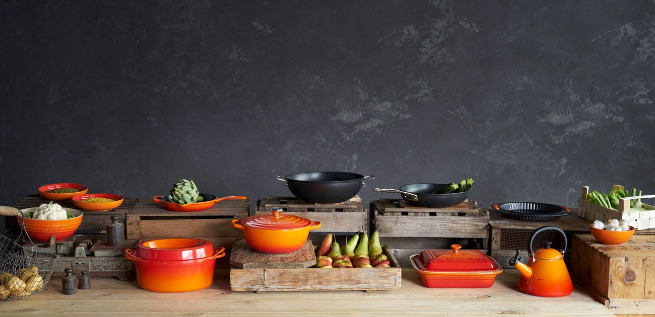 Le Creuset Кастрюля для запекания Дофу 32 см вишневая | https://grandposuda.com.ua