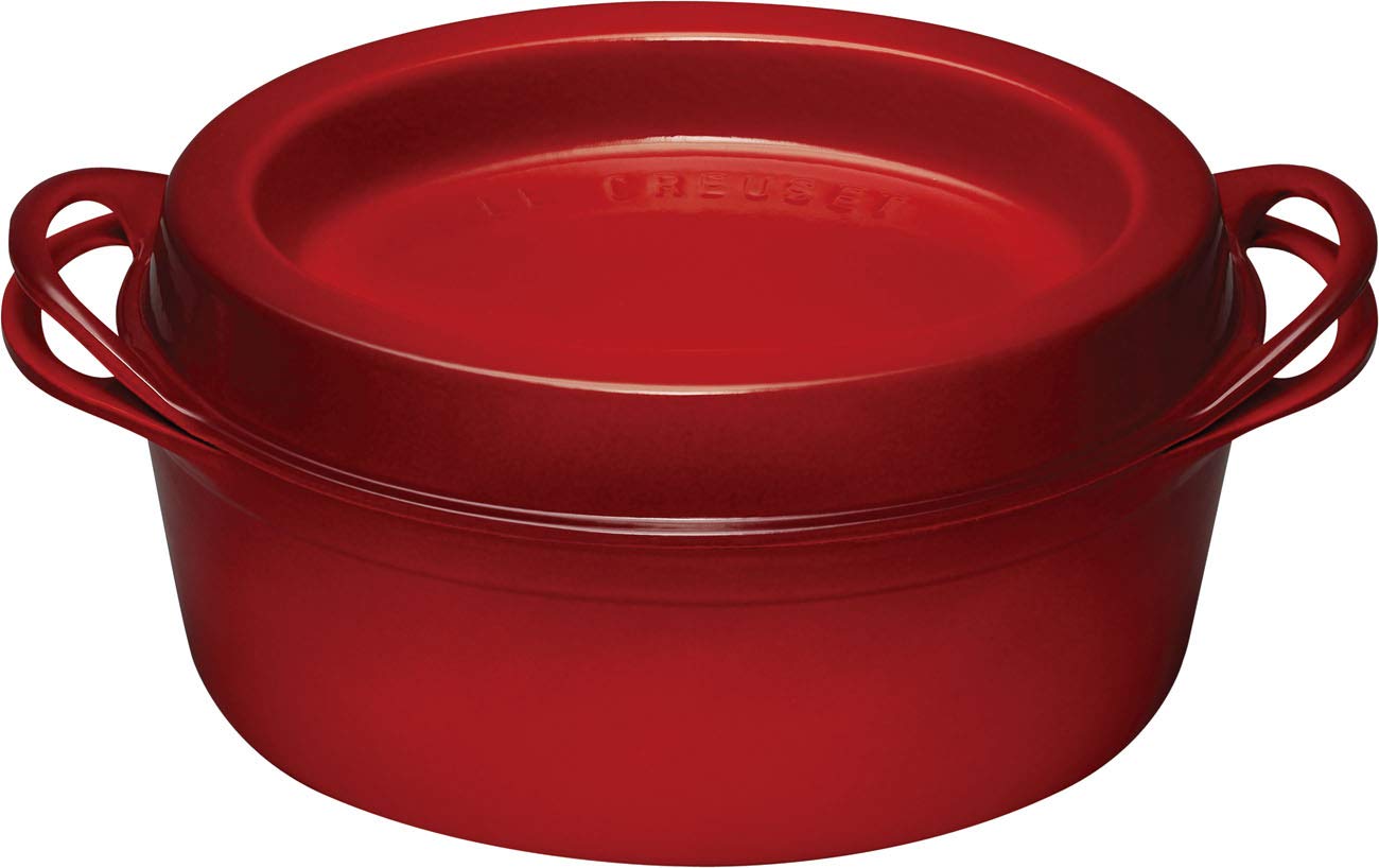 Le Creuset Кастрюля для запекания Дофу 32 см вишневая | https://grandposuda.com.ua