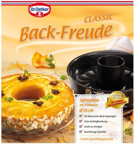 Dr. Oetker Форма для випікання кексів зі знімним дном Ø 26 см Back - Freude Classic | https://grandposuda.com.ua