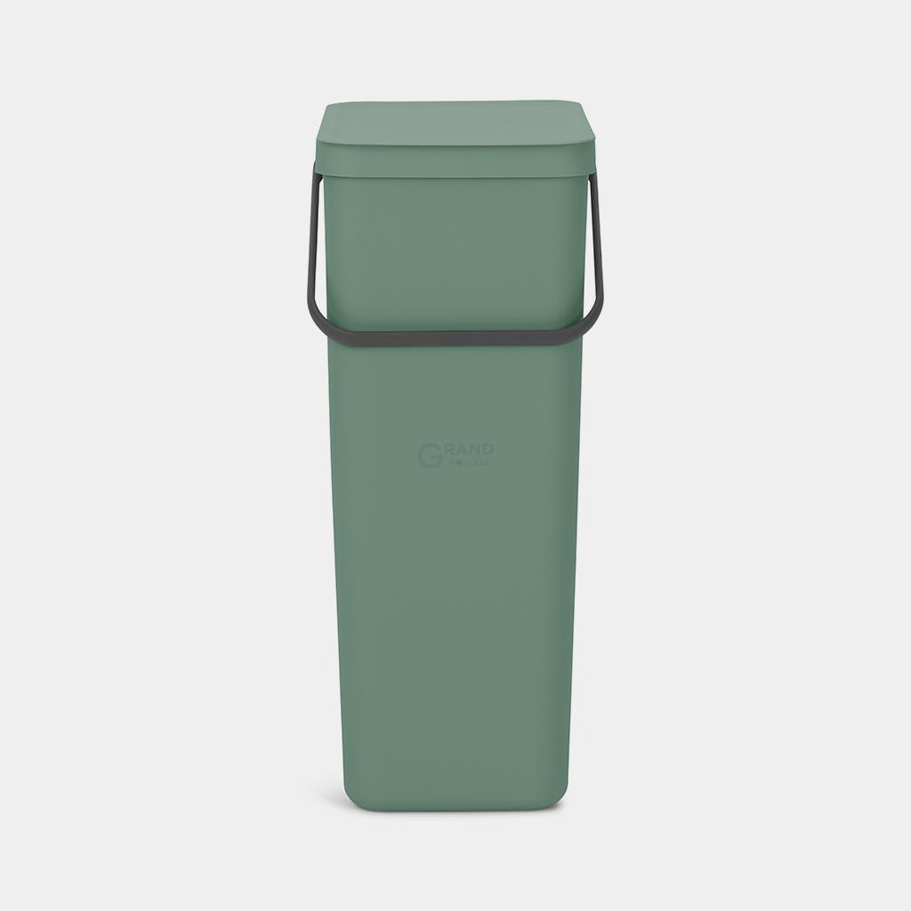 Brabantia Відро для сміття 40 л зелене Sort&Go | https://grandposuda.com.ua